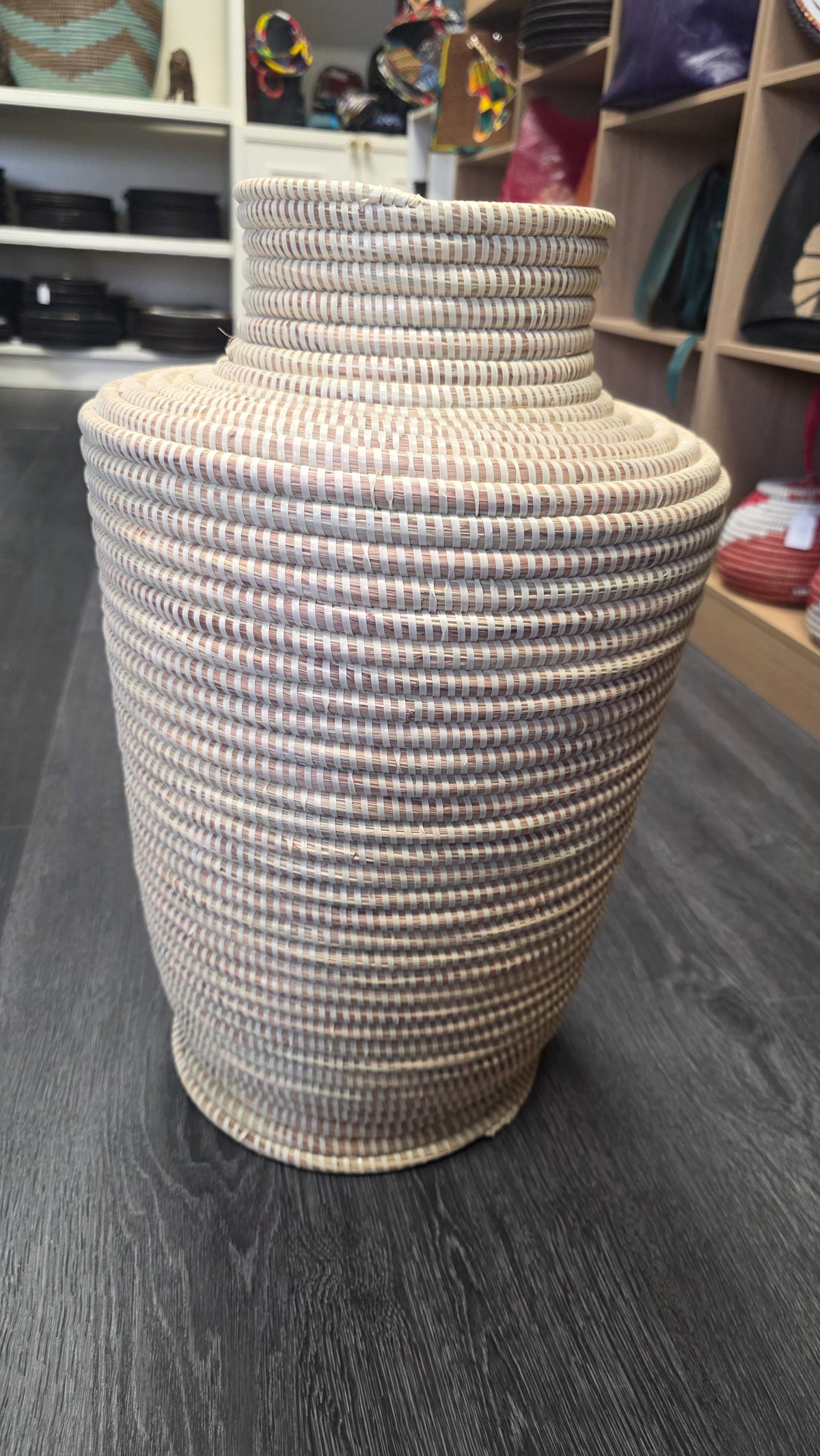 Senegalese Handwoven Vase