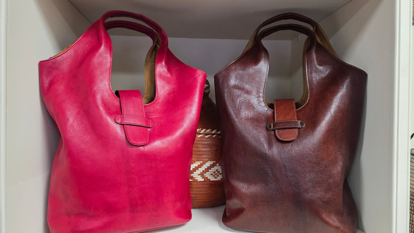 Sass Leather Handbag