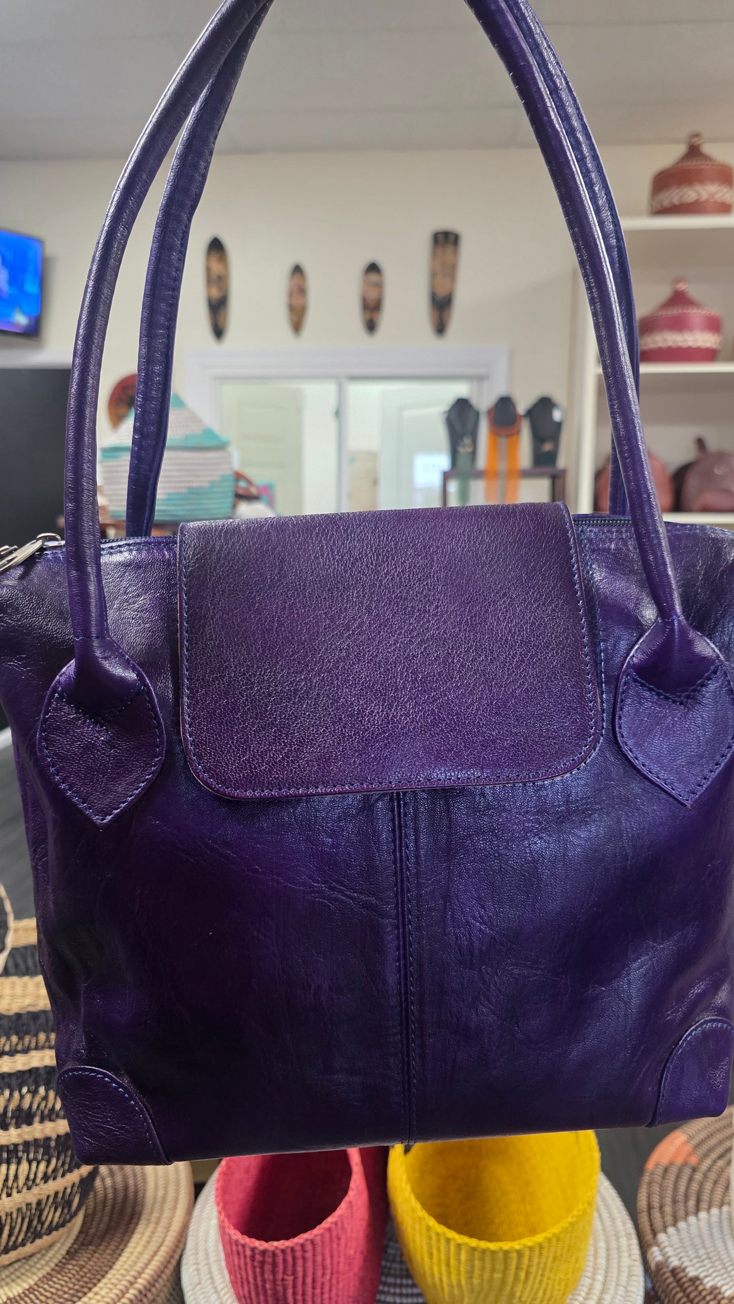 Leather Tote Bag