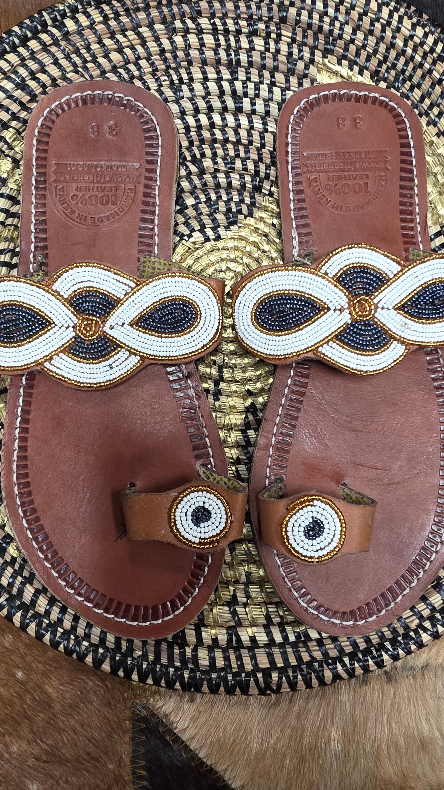 Sofia Maasai Beads Slippers