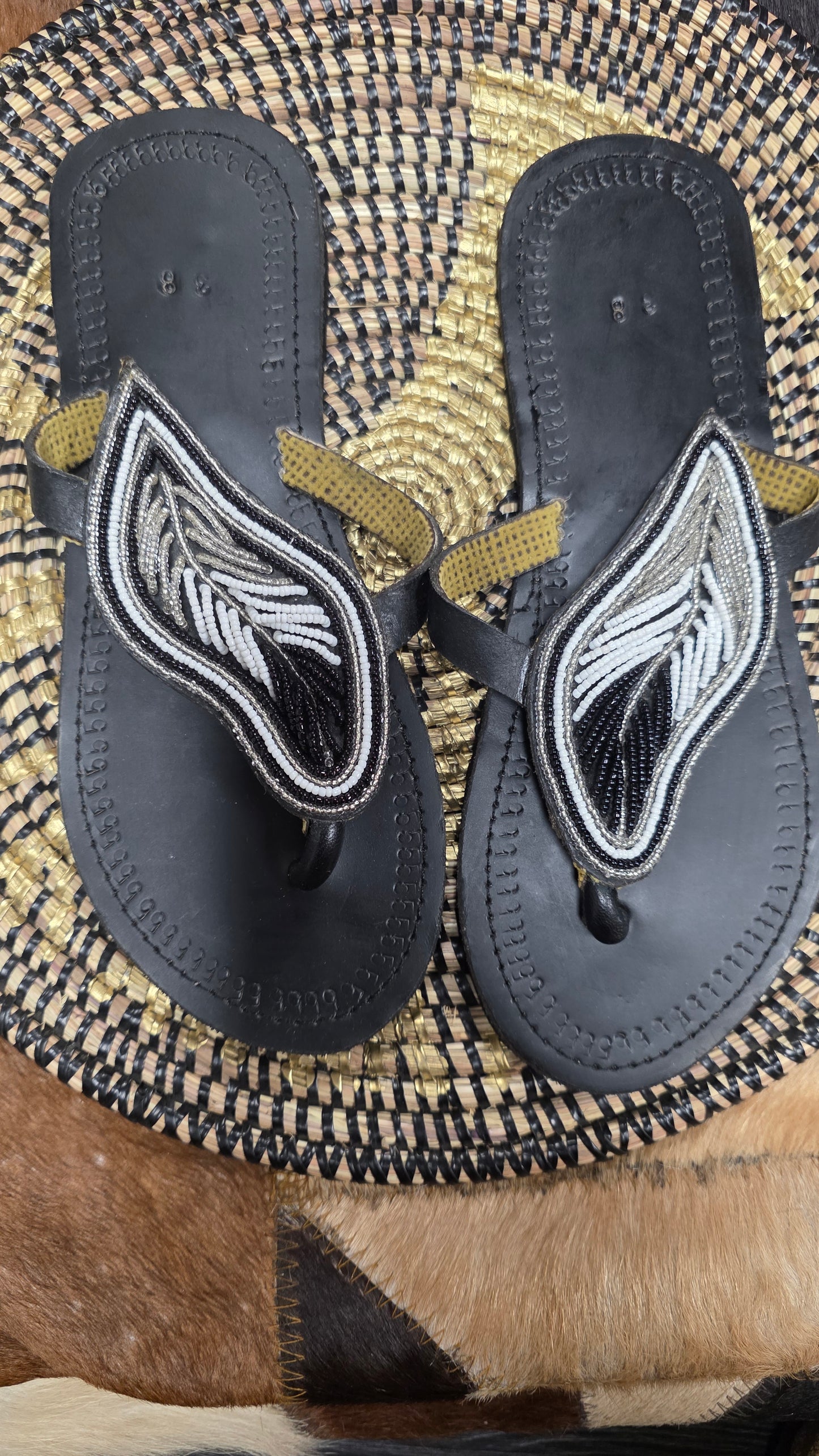 Black Heart Slippers