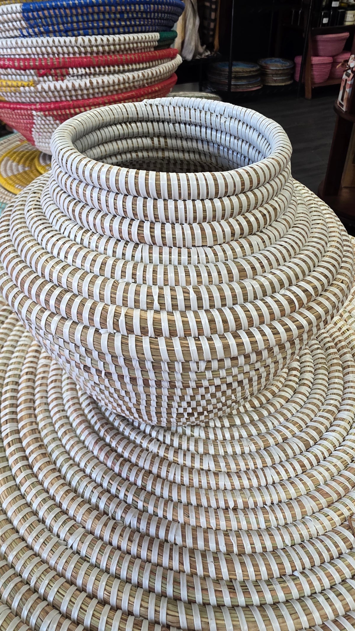 Senegalese Handwoven Vase