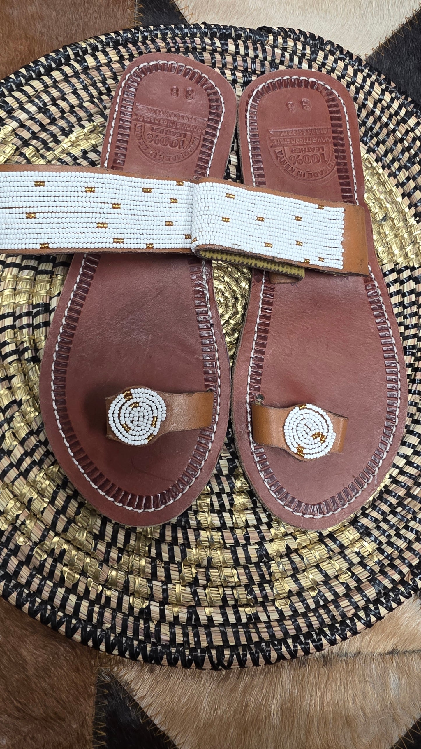 Sofia Maasai Beads Slippers