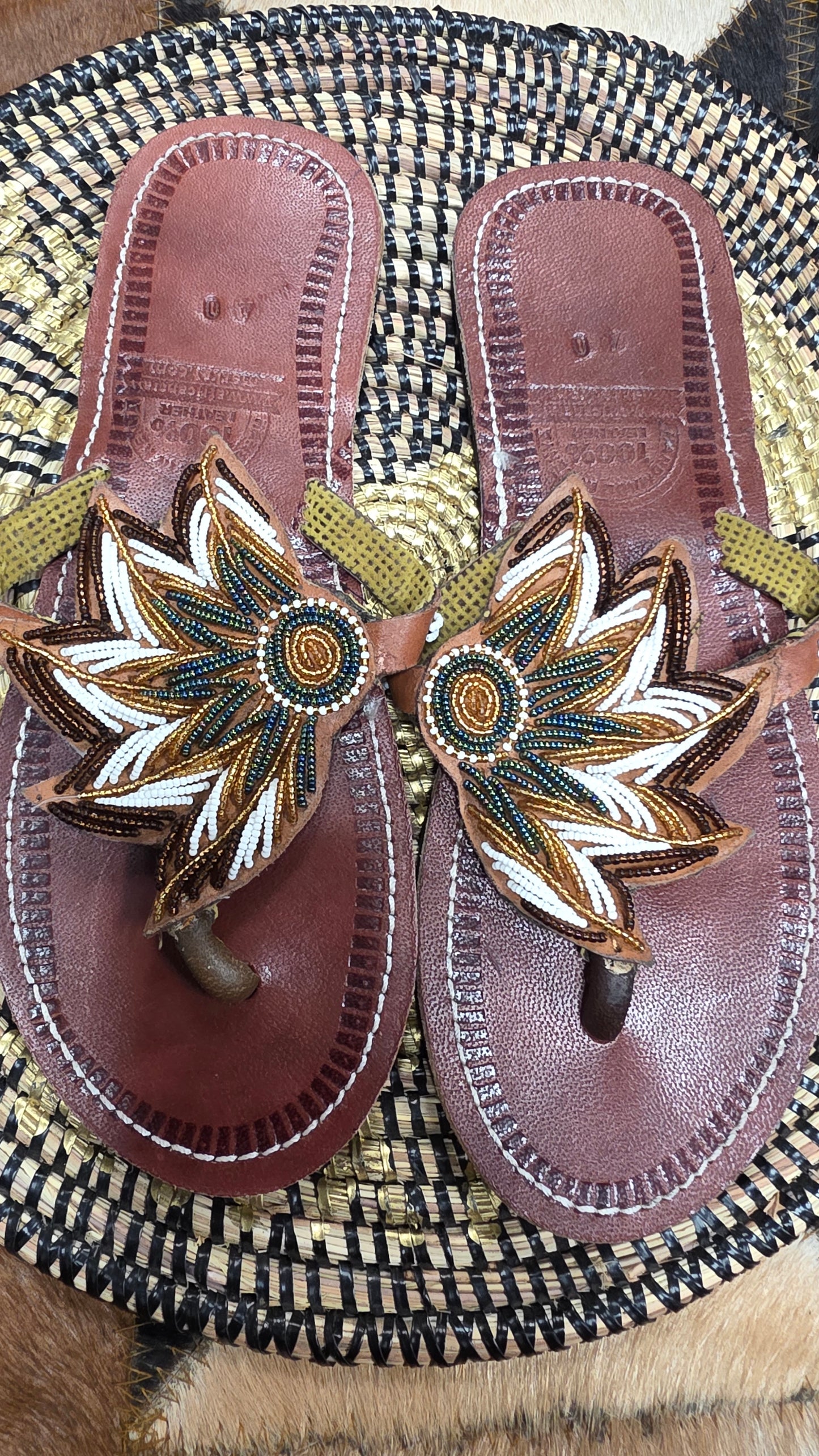 Opukai Beads Slippers