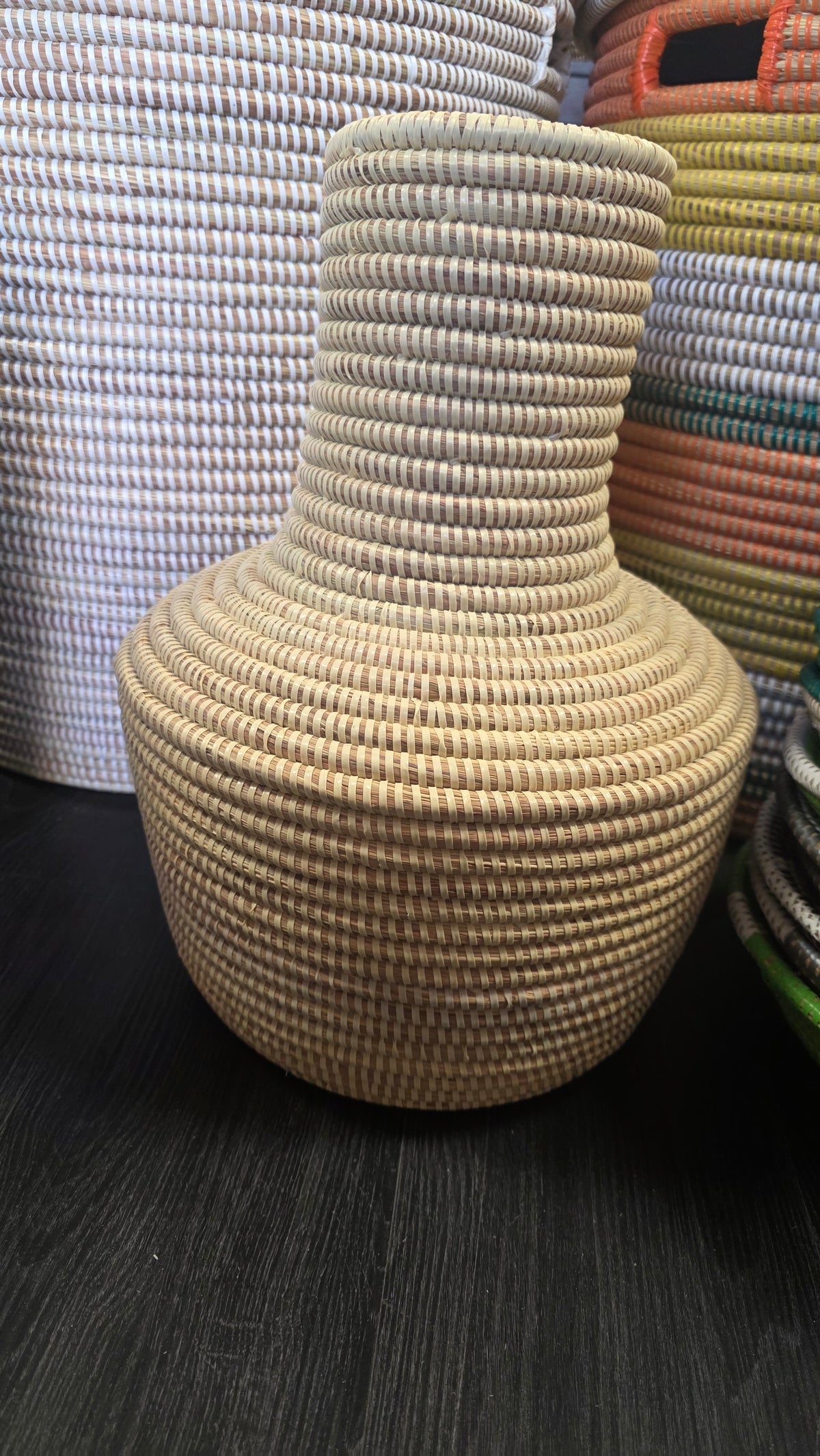 Senegalese Handwoven Vase