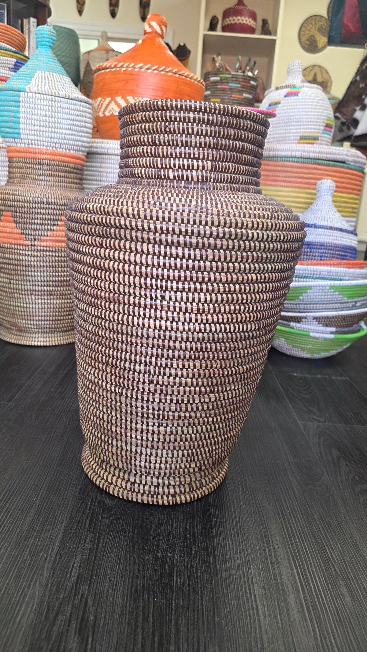 Senegalese Handwoven Vase