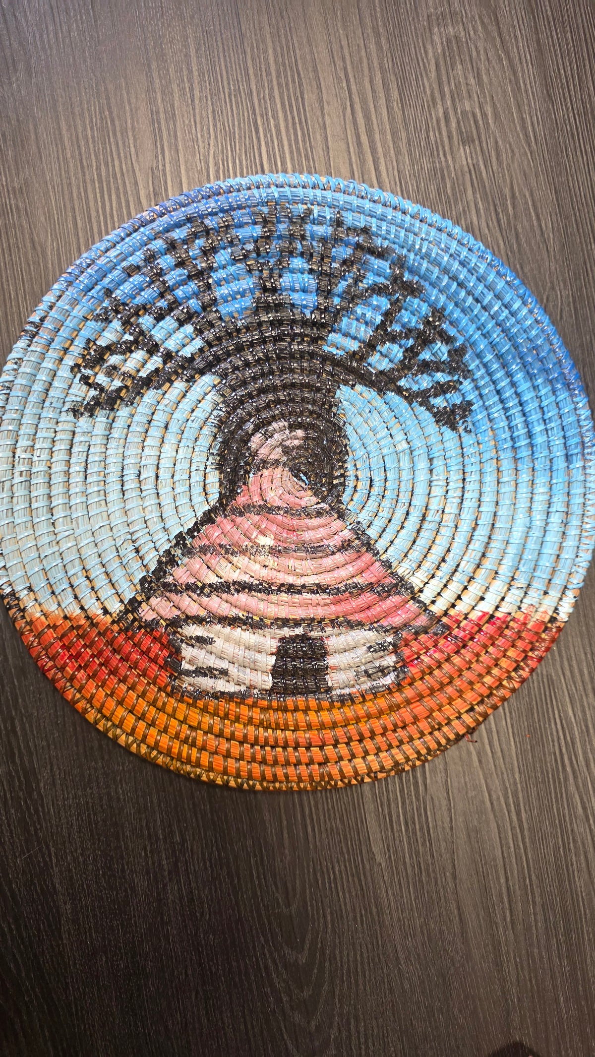 Senegalese Wall Decor 14in Round