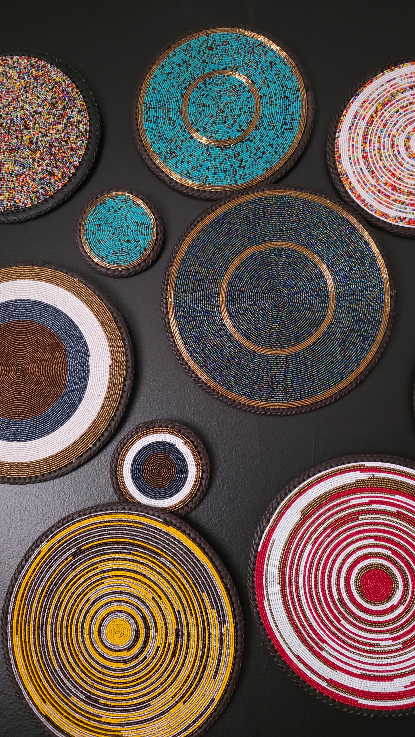 Maasai Beads Placemats 10in